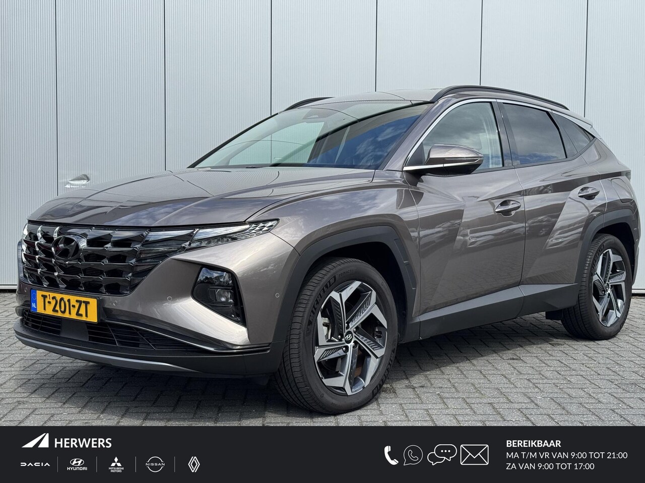Hyundai Tucson - 1.6 T-GDI PHEV Premium 4WD trekgewicht geremd 1350 KG/ Apple Carplay Android Auto / Climat - AutoWereld.nl