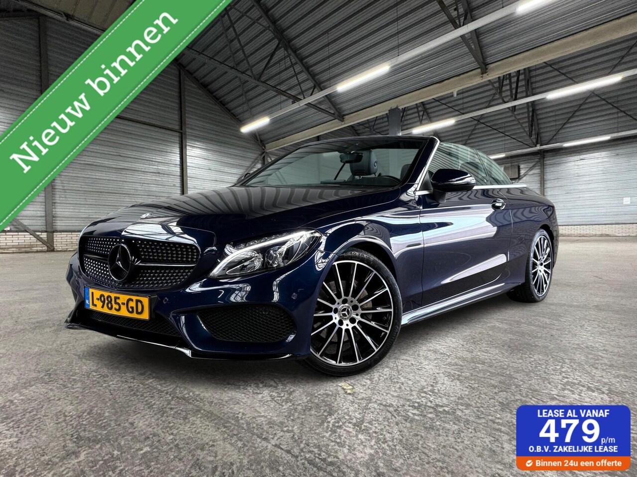 Mercedes-Benz C-klasse Cabrio - 200 Premium Plus AMG | Burmester | Airscarf - AutoWereld.nl