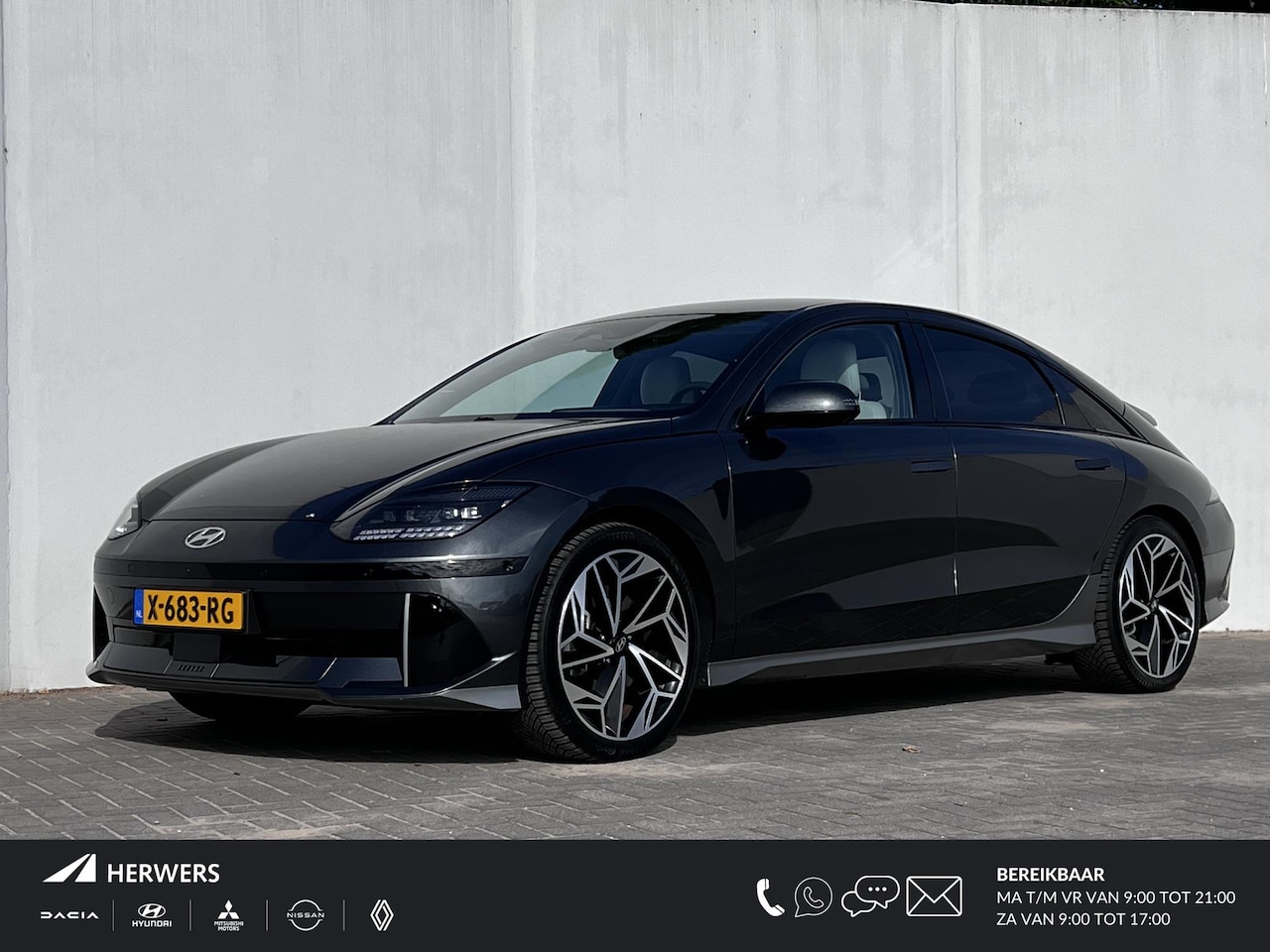 Hyundai IONIQ 6 - Lounge 77.4 kWh / Trekhaak afneembaar 1.500 kg / WLTP 545 km stad 707 km / Warmtepomp / El - AutoWereld.nl