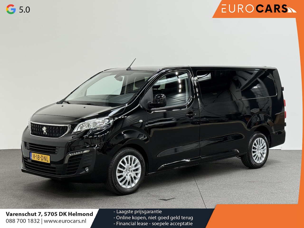 Peugeot Expert - 180pk Long Premium Dubbele Cabine Automaat Airco Bluetooth LM Velgen Look pakket - AutoWereld.nl