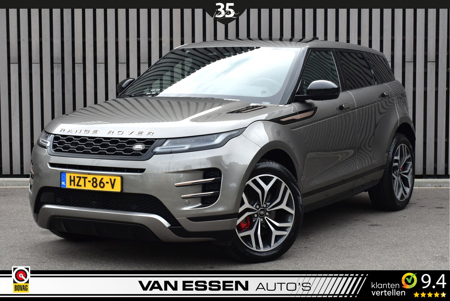Land Rover Range Rover Evoque - 1.5 P300e AWD Autobiography Pano Leder Stoelventilatie Memory Camera Meridian Uniek! - AutoWereld.nl