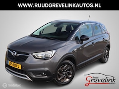 Opel Crossland X - 1.2 Turbo 110 PK H6 120 Jaar Edition Zwart Dak+Spiegels Camera NaviApp DonkerGlas Pdc V+A