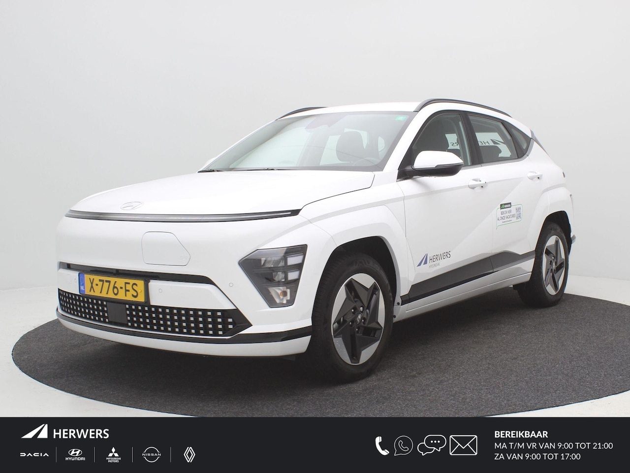 Hyundai Kona - Comfort 65.4 kWh + Warmtepomp / Warmtepomp + batterijverwarming / 3-fase Laden / Navigatie - AutoWereld.nl