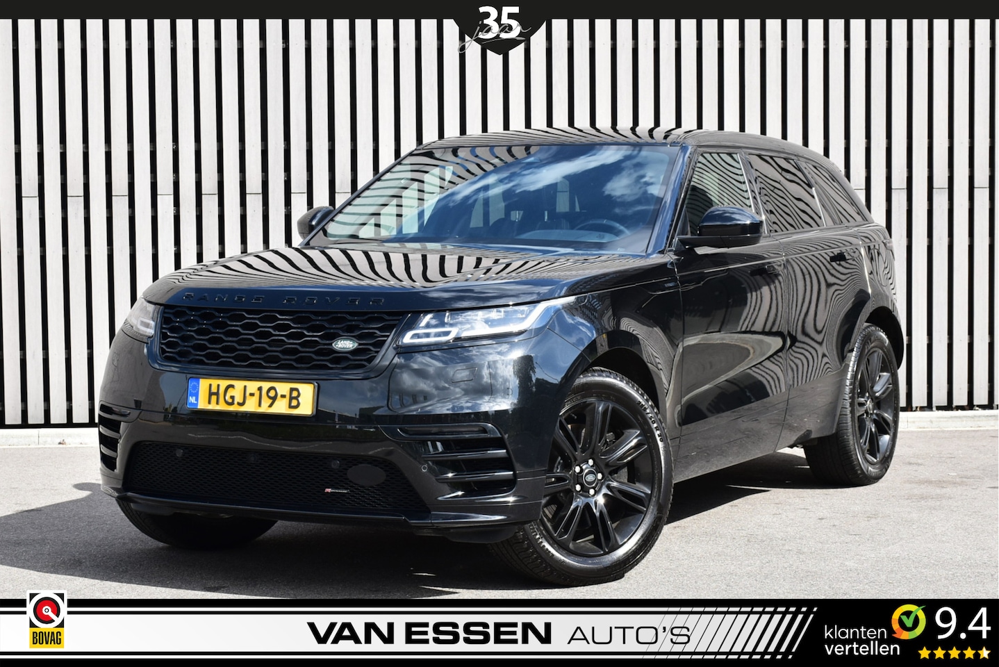 Land Rover Range Rover Velar - 2.0 P400e R-Dynamic SE Pano Camera Leder Meridian Memory Black Edition! - AutoWereld.nl