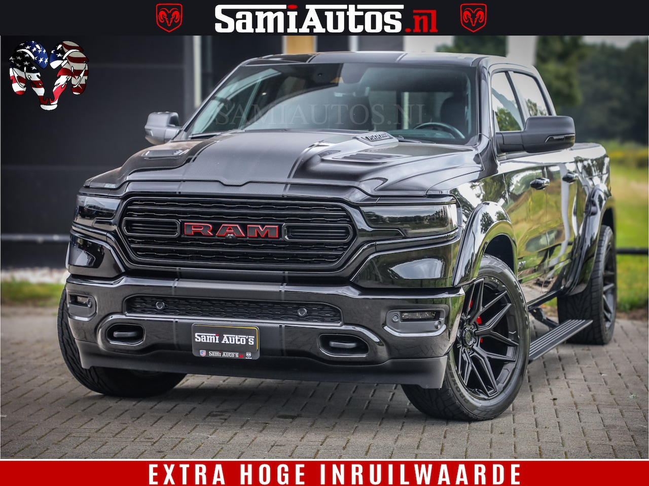 Dodge Ram 1500 - THE HULK | CARBON | LIMITED 5.7 V8 | WIDE BODY KIT | RAMBOX | MULTI TAILGATE | LPG G3 | LU - AutoWereld.nl