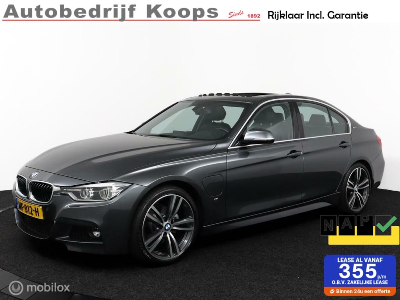 BMW 3-serie - 330e Aut8 252 Pk High Executive M-Sport | Schuif-kanteldak | Clima | Navigatie | Vol optie - AutoWereld.nl