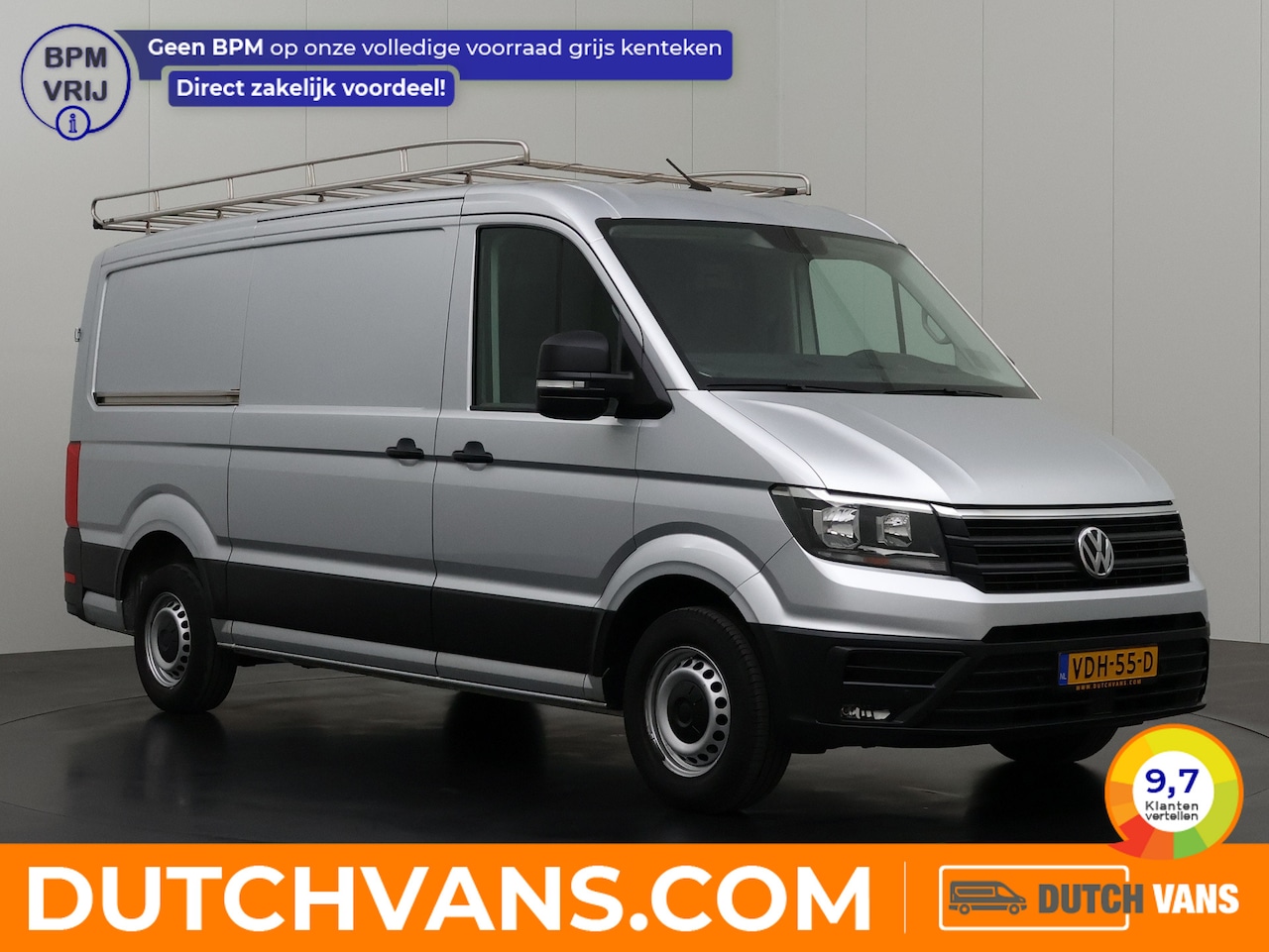 Volkswagen Crafter - 2.0TDI 177PK L3H2 | 2xSchuifdeur | Imperiaal | Trekhaak | Navigatie | Airco | Cruise | Bet - AutoWereld.nl