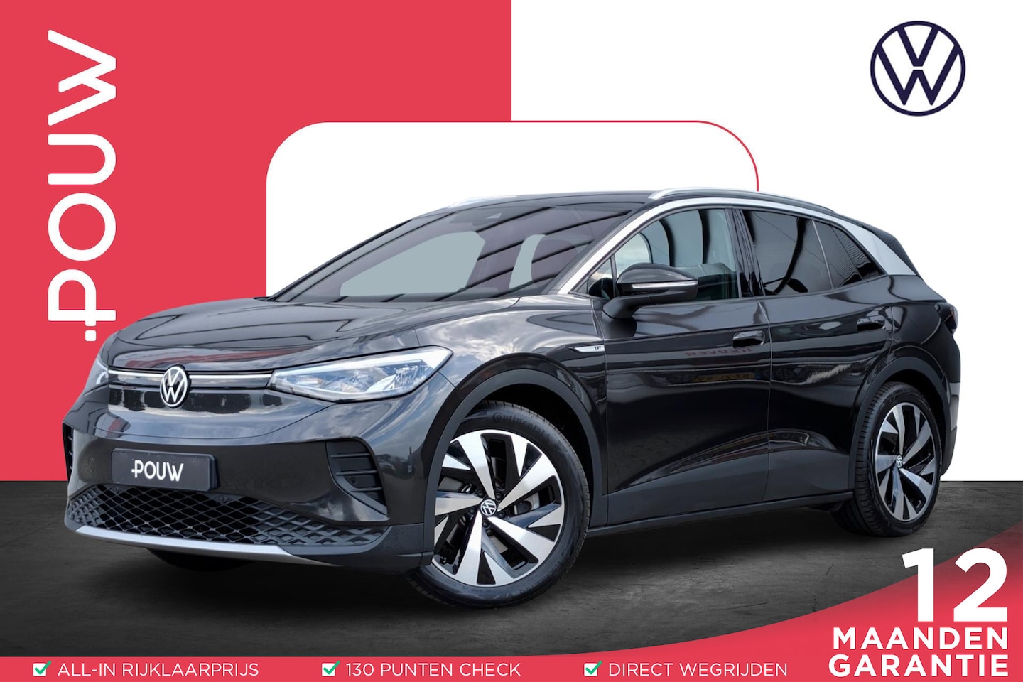 Volkswagen ID.4 - First 77 kWh 204pk | Navigatie | App Connect | Stoelverwarming - AutoWereld.nl