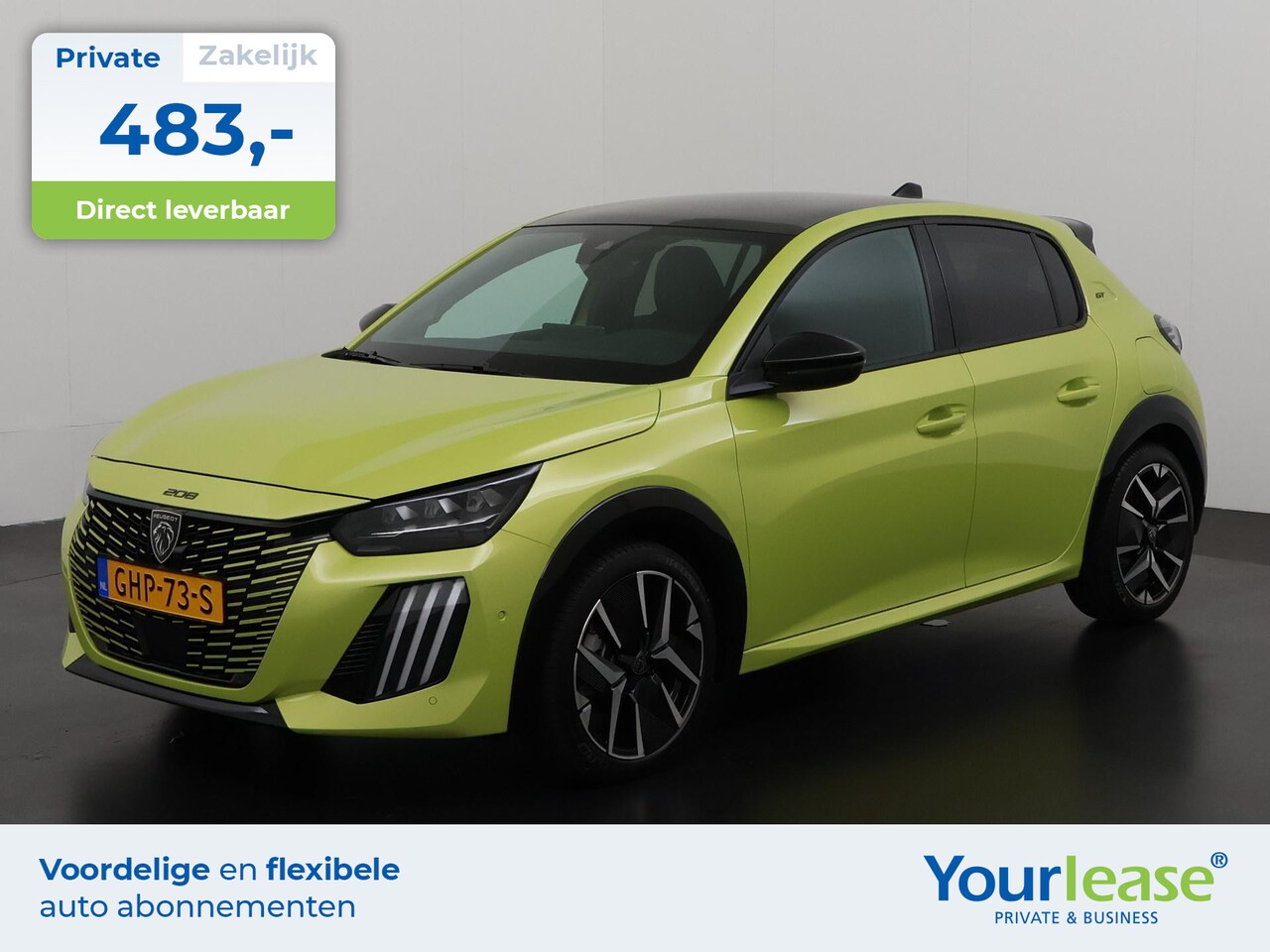 Peugeot 208 - Hybrid 100 e-DCS6 GT Automaat | All-in 483,- Private Lease | Zondag Open! - AutoWereld.nl