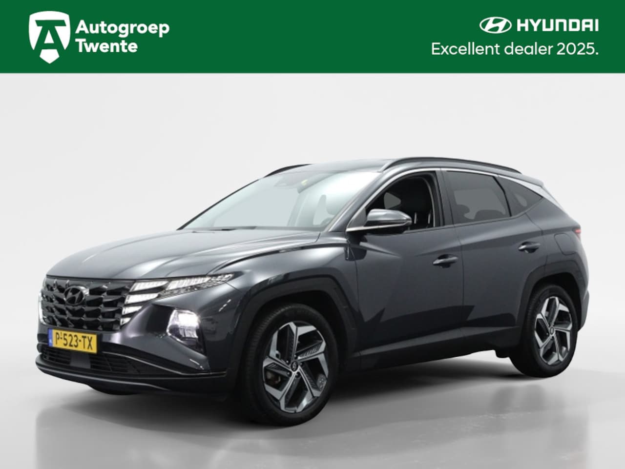 Hyundai Tucson - 1.6 T-GDI HEV Premium | Trekhaak | 360 camera | Navi | Leder - AutoWereld.nl