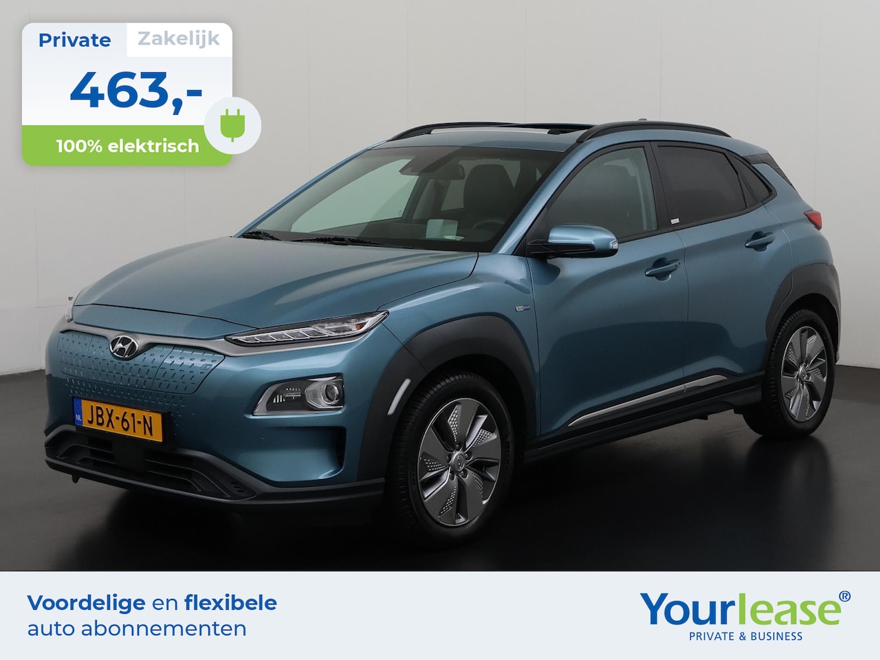 Hyundai Kona Electric - EV Premium Sky 64 kWh | All-in 463,- Private Lease | Zondag Open! - AutoWereld.nl