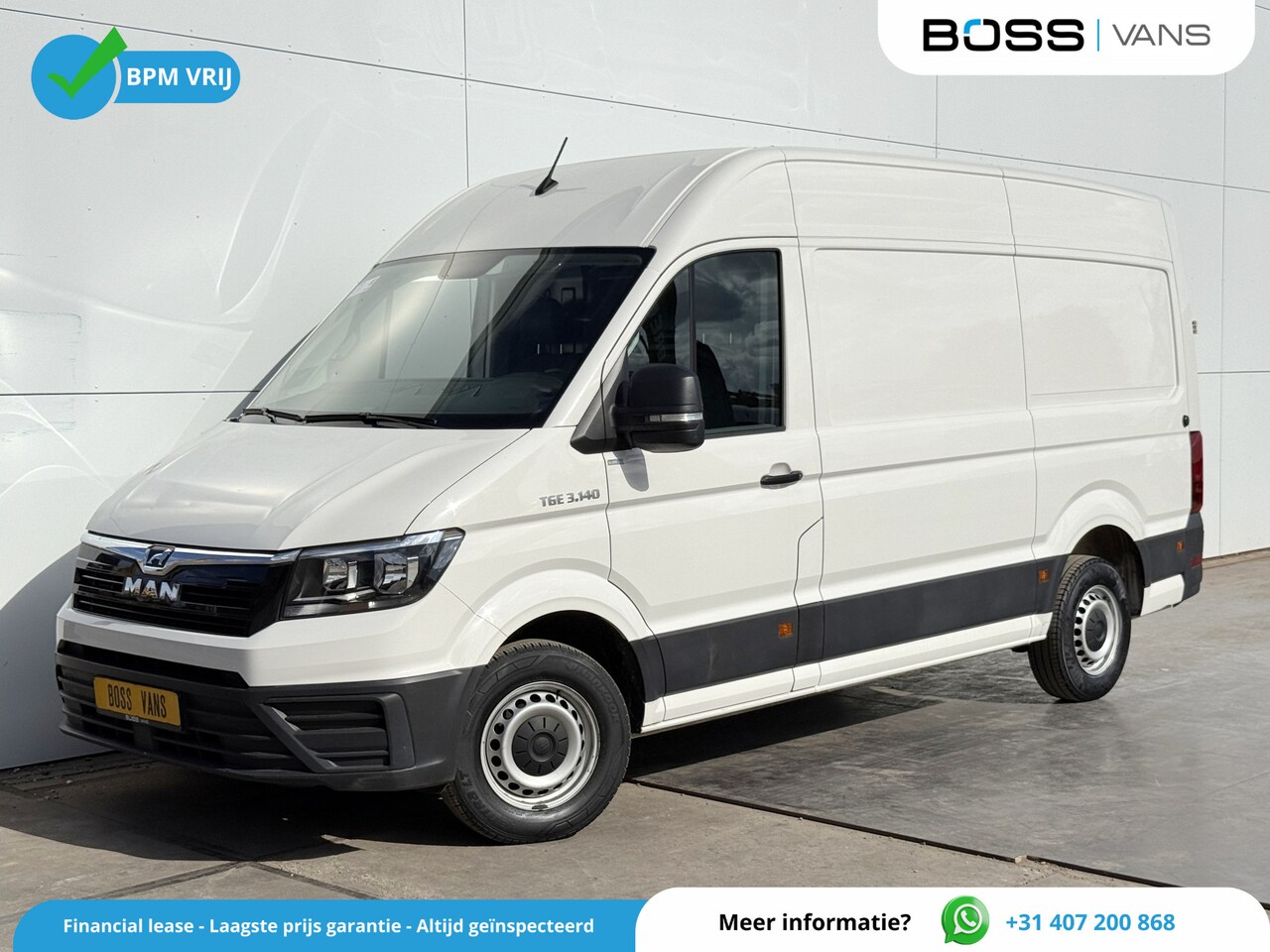 MAN TGE - 3.140 2.0 TDI L3H3 Airco Cruise Control Trekhaak Carplay Camera Navigatie - AutoWereld.nl