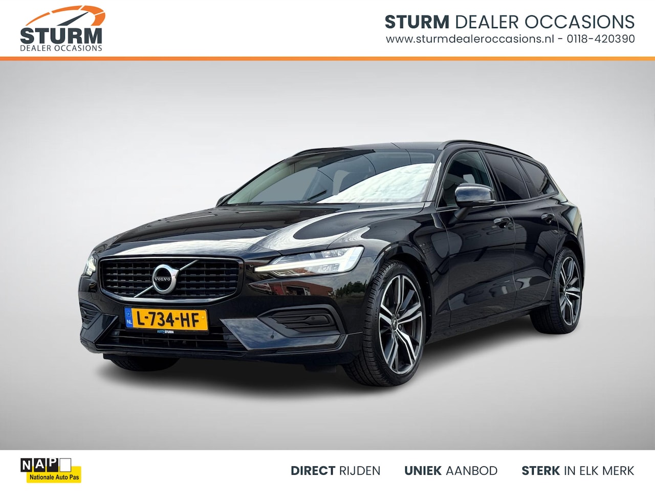 Volvo V60 - 2.0 B3 Momentum Advantage 19'' R-Design Wielen | Stuur- + Stoelverwarming | Navigatie Full - AutoWereld.nl