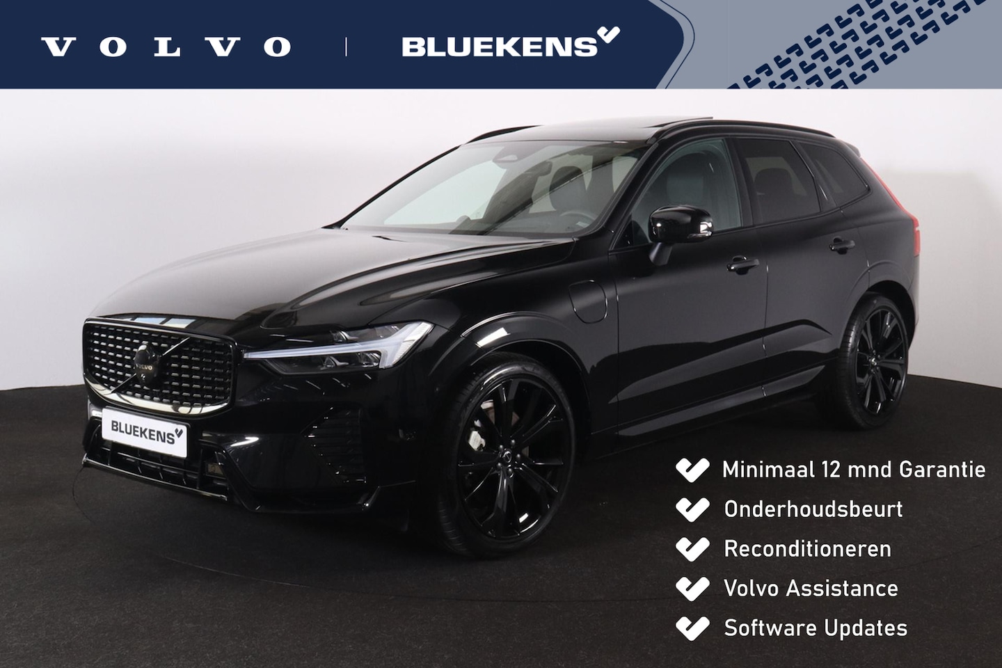 Volvo XC60 - T8 Recharge AWD Ultra Black Edition - LONG RANGE - Luchtvering - Panorama/schuifdak - Inte - AutoWereld.nl