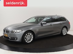 BMW 5-serie Touring - 520d Luxury Line | Leder | Stoelverwarming | Trekhaak | Navigatie | Bluetooth | Parkeerhul