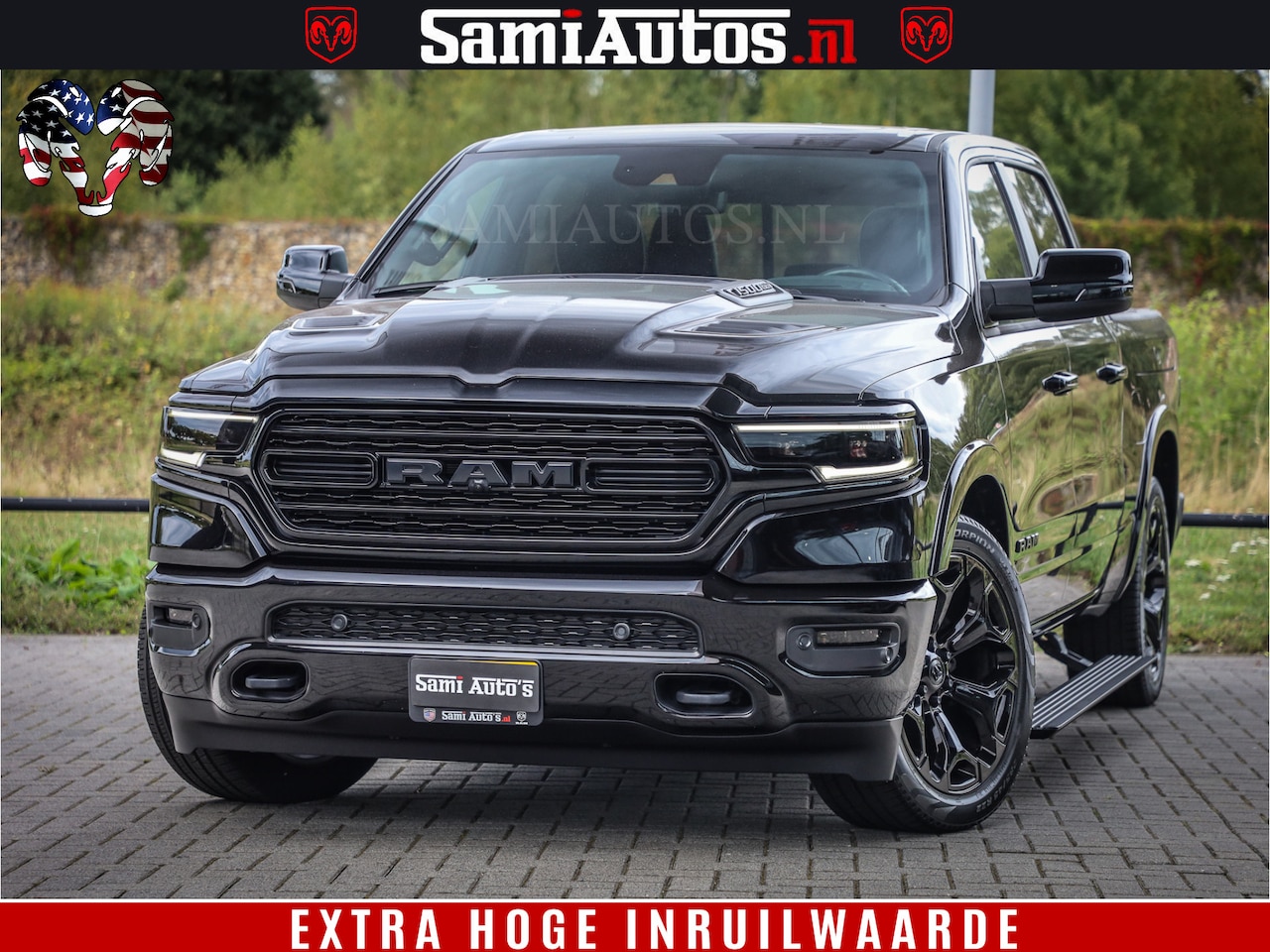 Dodge Ram 1500 - DIAMOND LIMITED NIGHT 5.7 V8 | BLACK OPS | MULTITAILGATE | PANO | ADAPTIVE CRUISE | 360CAM - AutoWereld.nl
