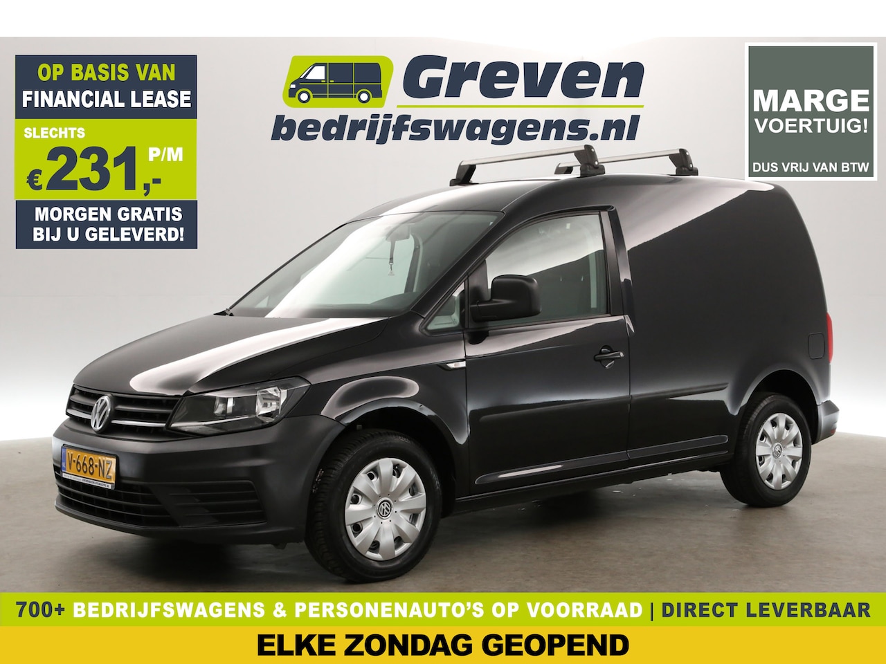 Volkswagen Caddy - 2.0 TDI L1H1 | MARGE! | Airco Cruise Trekhaak Elektrpakket Schuifdeur - AutoWereld.nl
