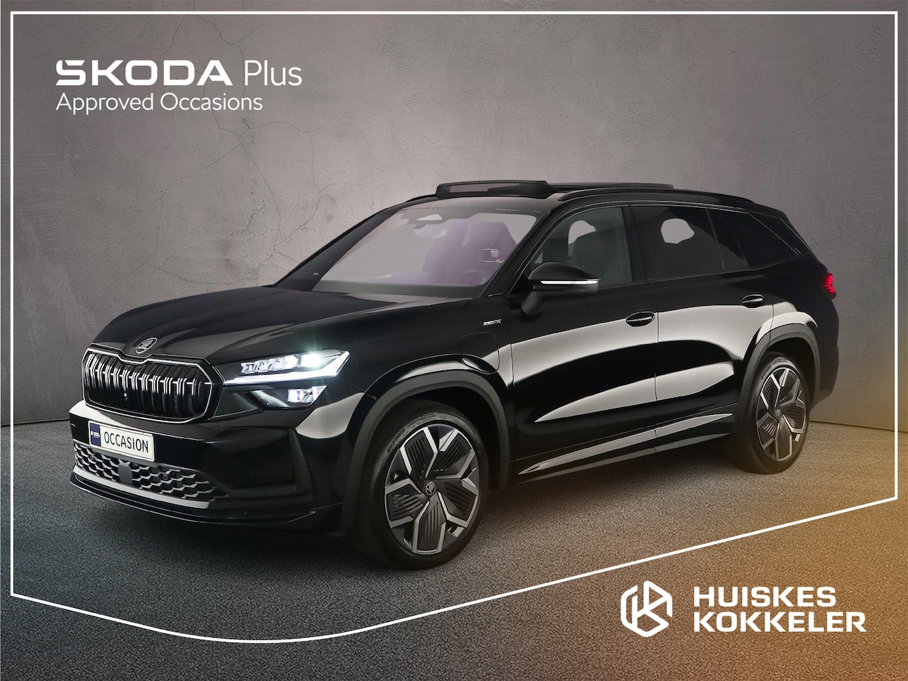 Skoda Kodiaq - Sportline Business 1.5 TSI PHEV 204pk DSG Automaat Trekhaak, Panoramadak, Elektrische acht - AutoWereld.nl