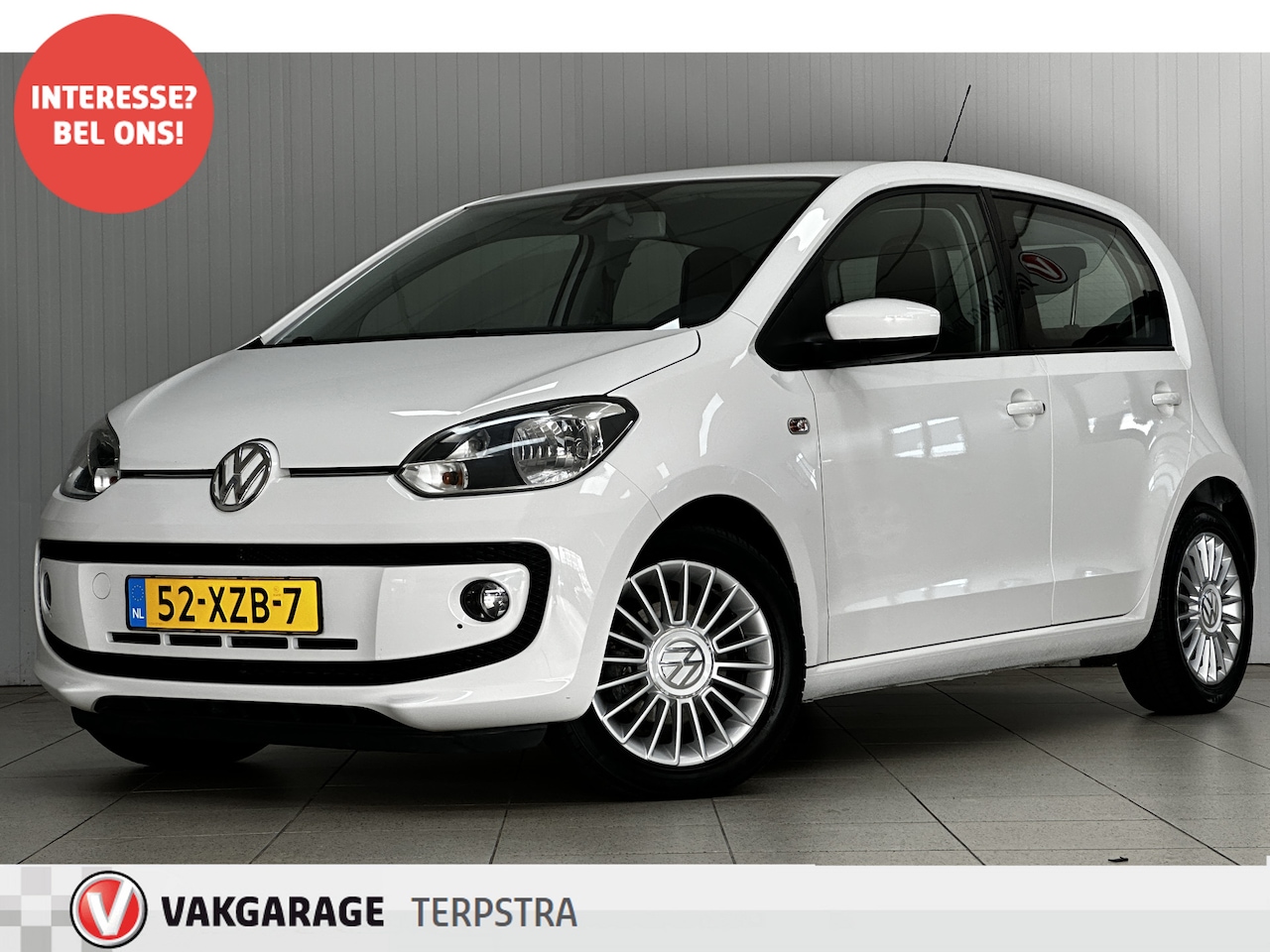 Volkswagen Up! - 1.0 high up! BlueMotion /74000KM NAP! /5-Drs! /Airco /Elek. ramen + Spiegels /C.V. afstand - AutoWereld.nl