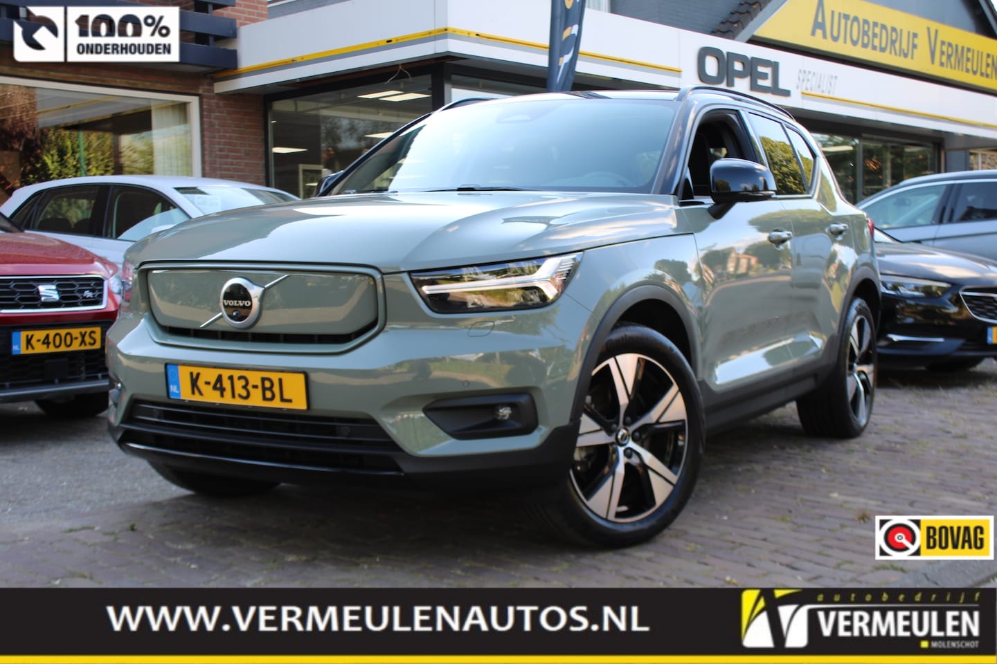 Volvo XC40 - P8 408PK AWD Electric R-Design + 19"/ Navi/ Camera/ Panorama/ Winterpakket/ H&K/ Trekhaak/ - AutoWereld.nl