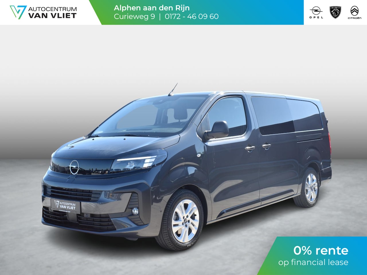 Opel Vivaro Electric - 75 kWh Dubbele Cabine | 0% rente | camera | navigatie incl. Apple Carplay | betimmering | - AutoWereld.nl