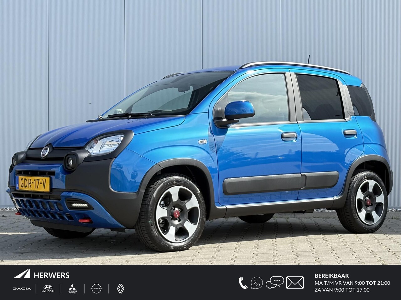 Fiat Panda - 1.0 Hybrid / Slechts 1800KM / Airco / Bluetooth / Achteruitrij sensoren / USB / - AutoWereld.nl