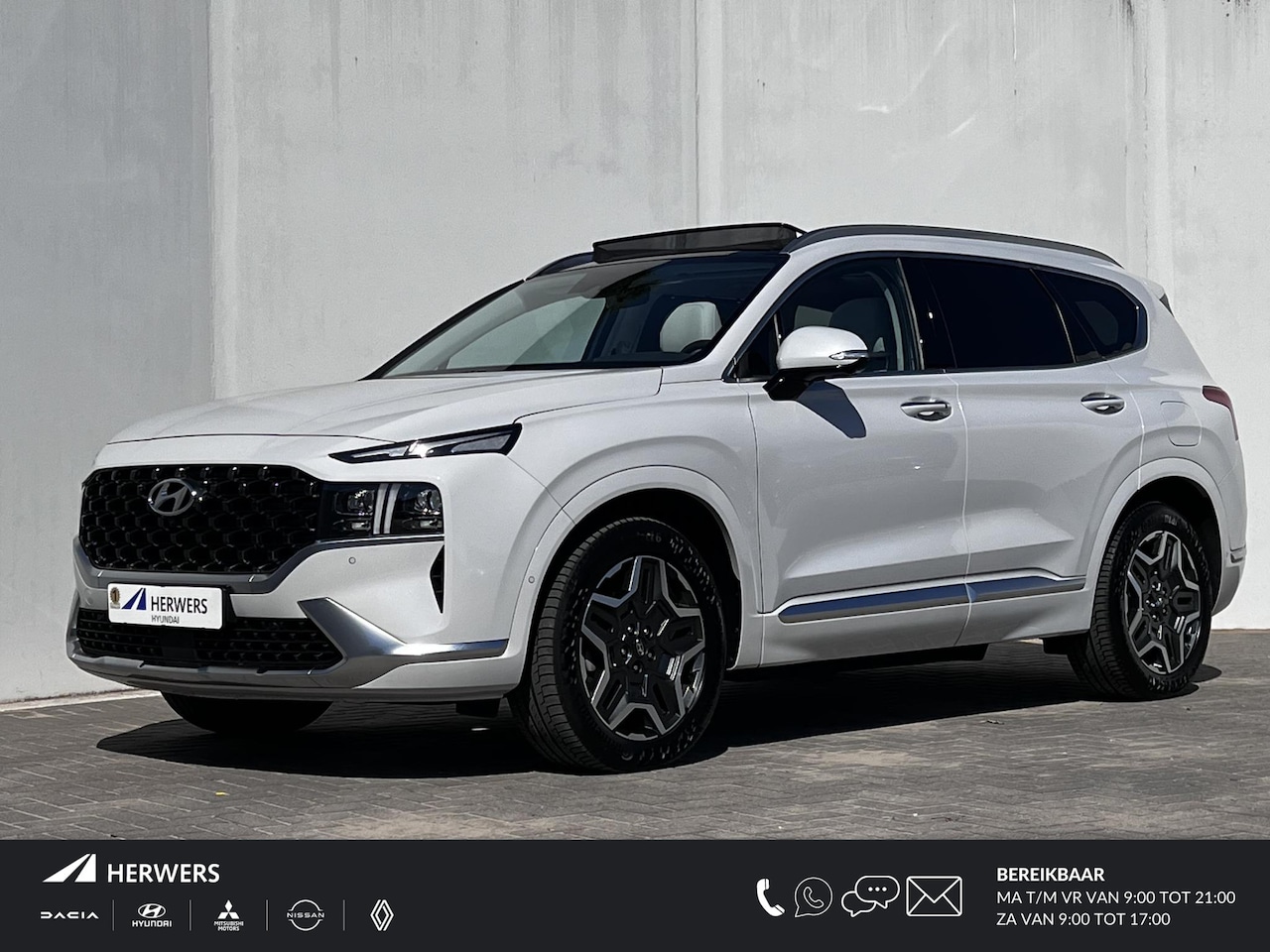 Hyundai Santa Fe - 1.6 T-GDI PHEV Premium Plus Sky Automaat / Dealer onderhouden / Panorama-schuifdak / 1.350 - AutoWereld.nl