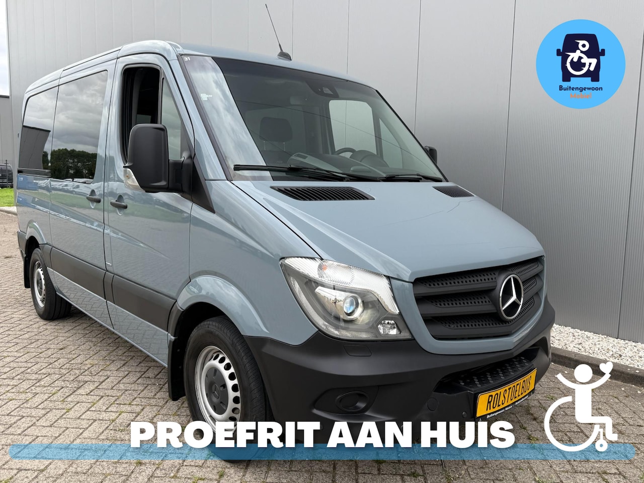 Mercedes-Benz Sprinter - Rolstoelbus Meerijder/Zelfrijder Airco Automaat - AutoWereld.nl