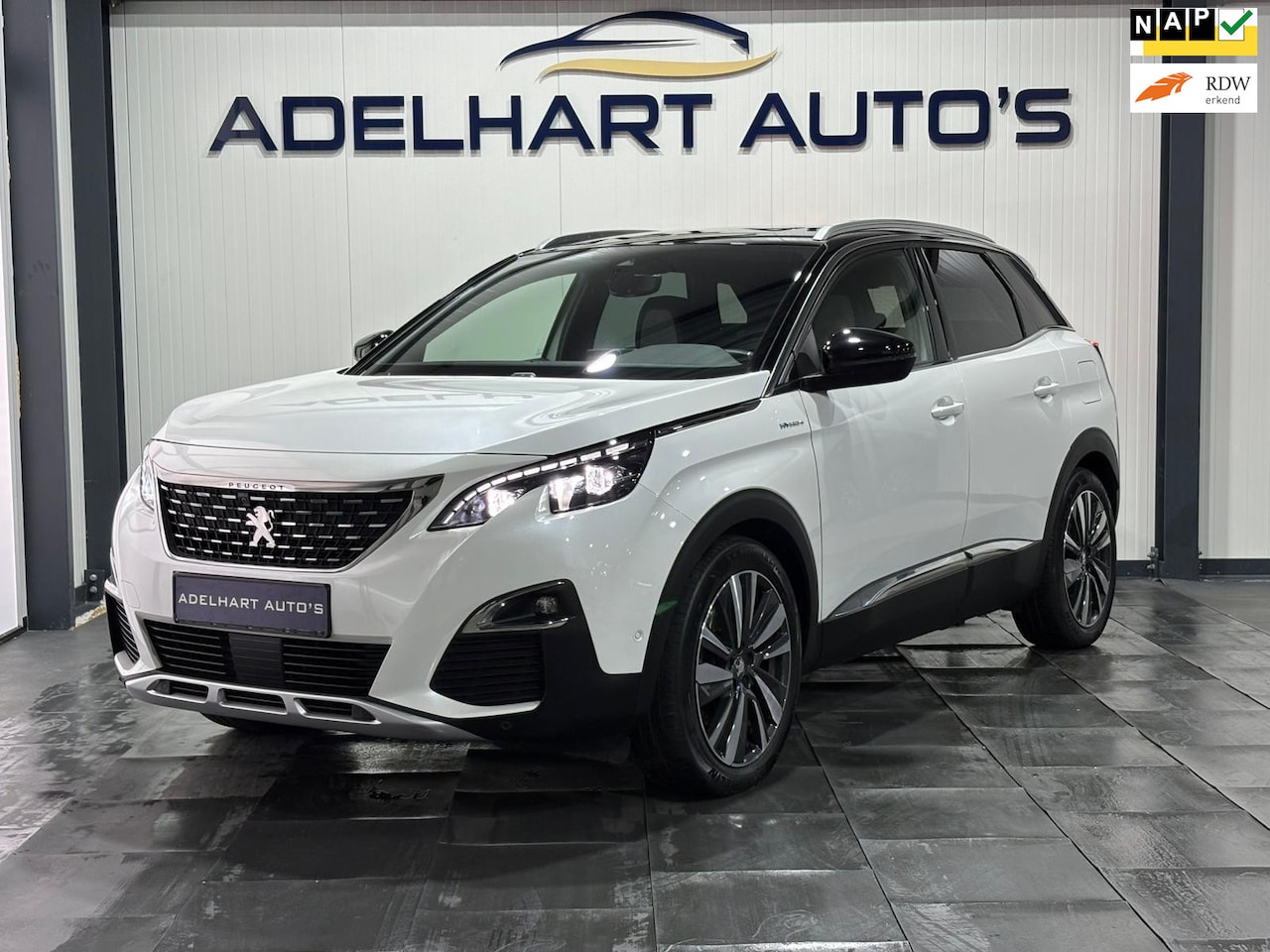 Peugeot 3008 - 1.6 HYbrid 300 Blue Lease GT Line / Navigatie full map / Camera / Full lederen interieur / - AutoWereld.nl