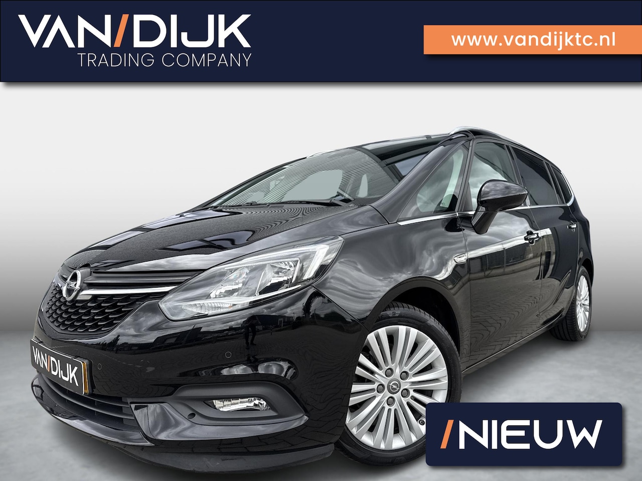 Opel Zafira - 1.4 Turbo Online Edition 7 Pers. ✓Nieuw Model ✓Navigatie ✓Camera ✓Climate ✓Cruise ✓Parkeer - AutoWereld.nl