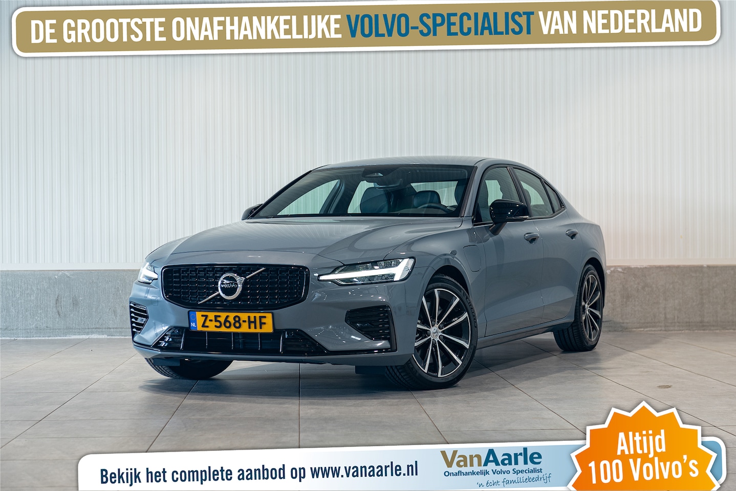 Volvo S60 - T6 Aut. Long Range Ultimate Dark ACC Leder Stoel+Stuurverwarming 350pk - AutoWereld.nl