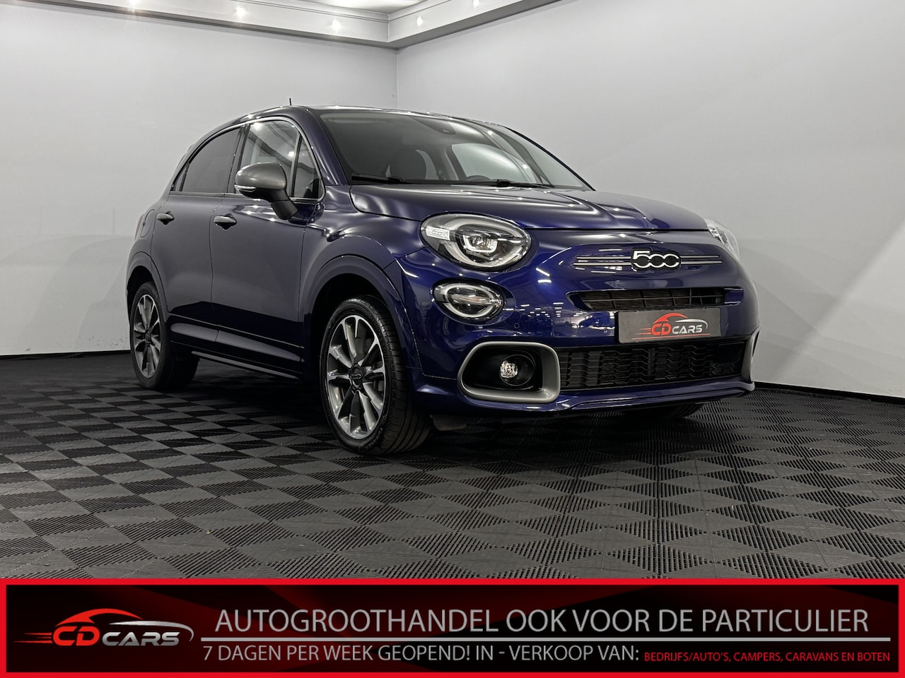 Fiat 500 X - 1.5 Hybrid Sport Half leder, Camera, Navi, Keyless start, Cruise control, Lichtmetalen vel - AutoWereld.nl