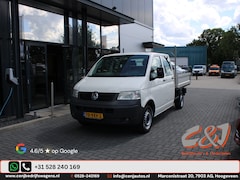 Volkswagen Transporter - 1.9 TDI 340 Dubbele Cabine airco cruise elek pakket bijtelling vriendelijk