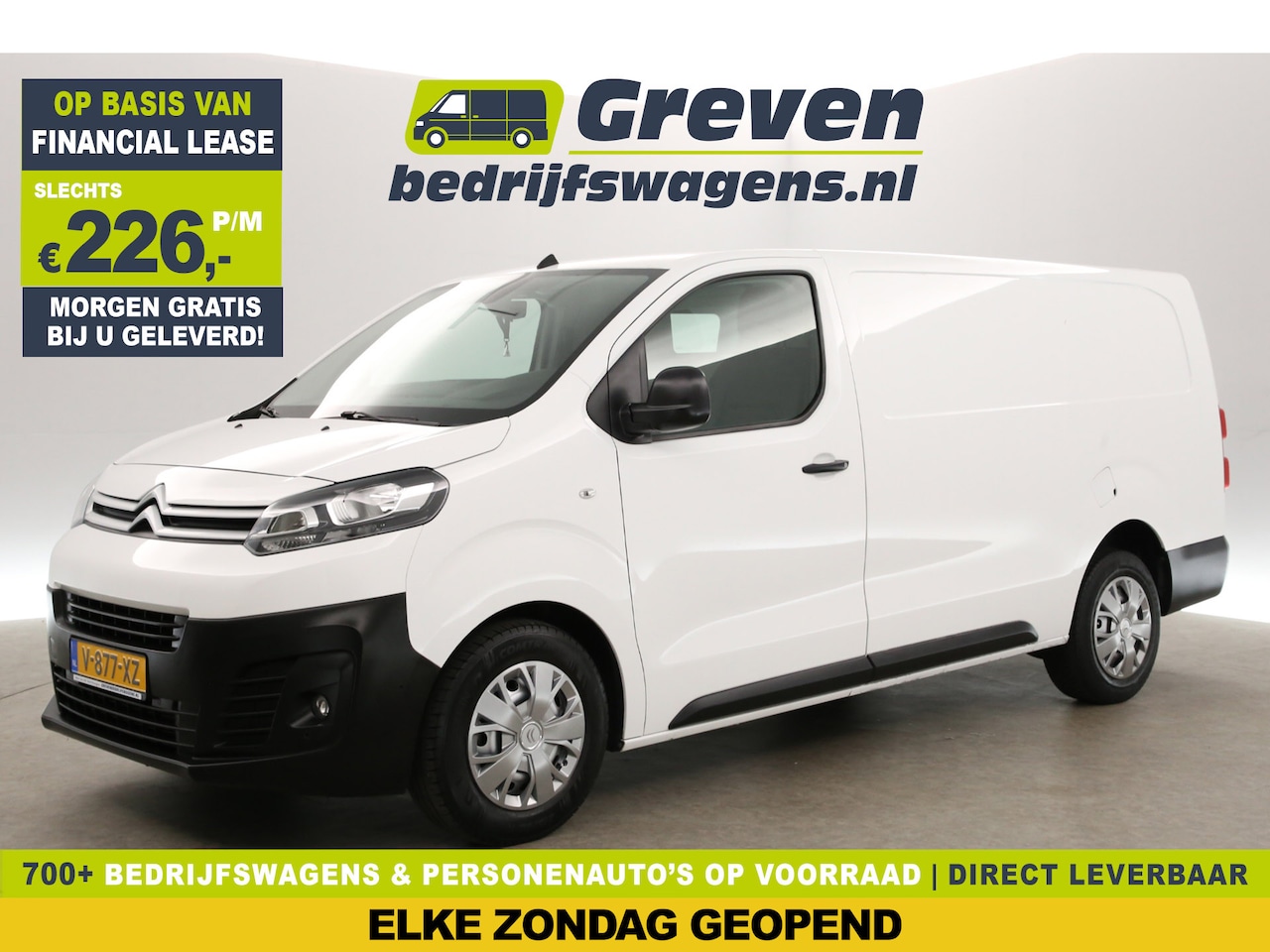 Citroën Jumpy - 2.0 BlueHDI L3H1 Airco Cruise Parkeersensoren Bluetooth Elektrpakket - AutoWereld.nl