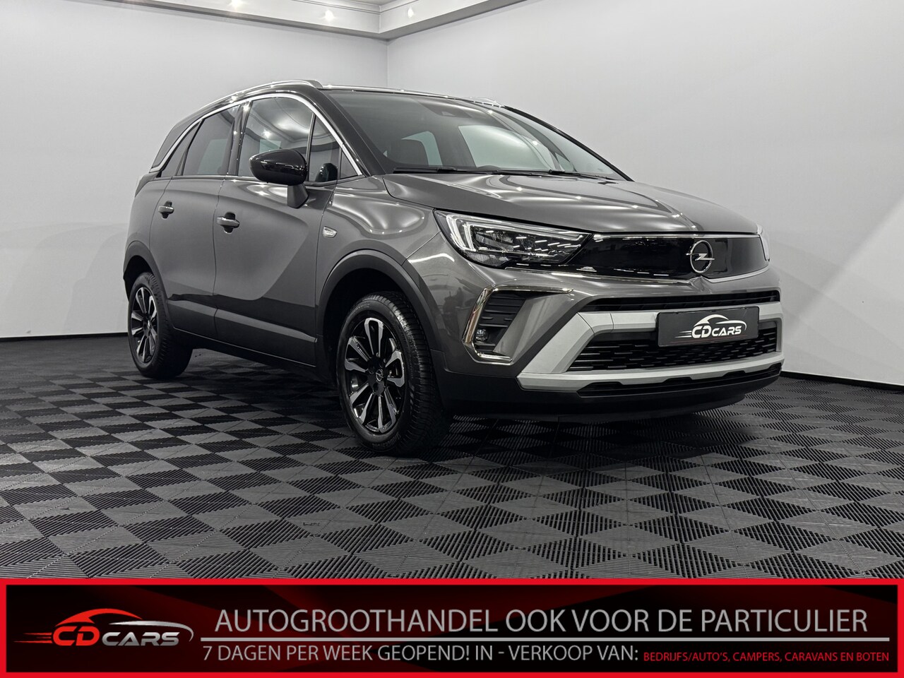 Opel Crossland - 1.2 Turbo Business Elegance 131 PK Half leder, Apple carplay, Rijstrook correctie, Winterp - AutoWereld.nl