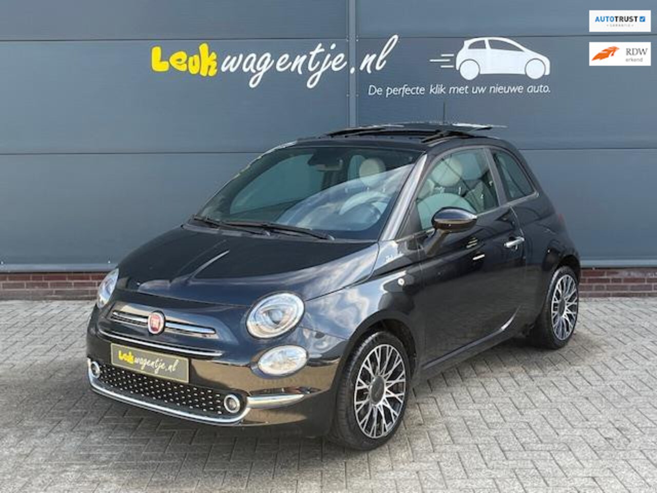 Fiat 500 - 1.0 Hybrid Dolcevita * schuif-/kanteldak *carplay - AutoWereld.nl
