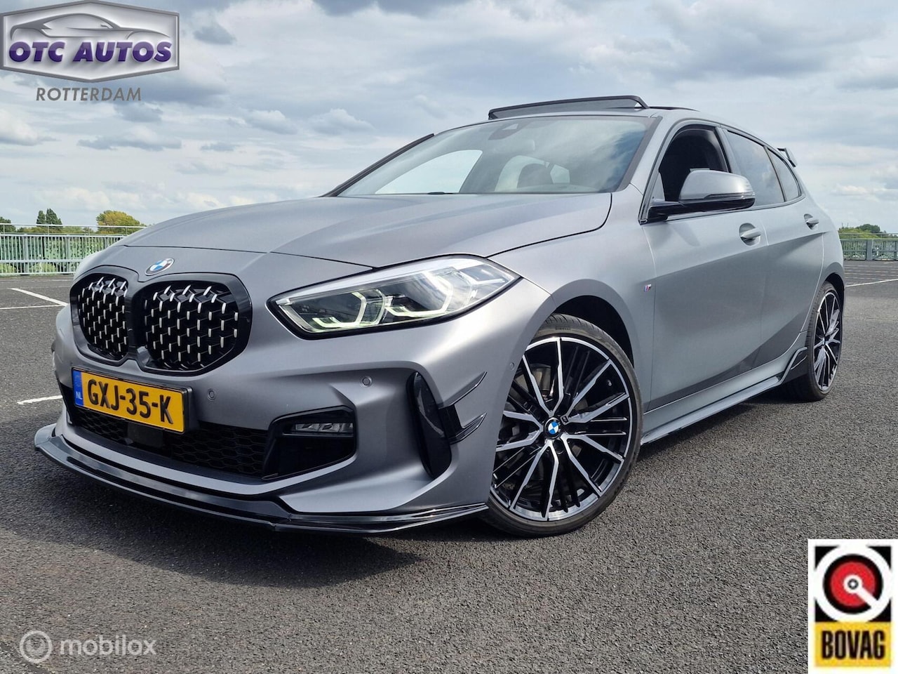 BMW 1-serie - 120i M-Sport - PANO - KUIPSTOELEN - KRISTAL POOK - FABRIEKSGARANTIE - SPOILER - - AutoWereld.nl