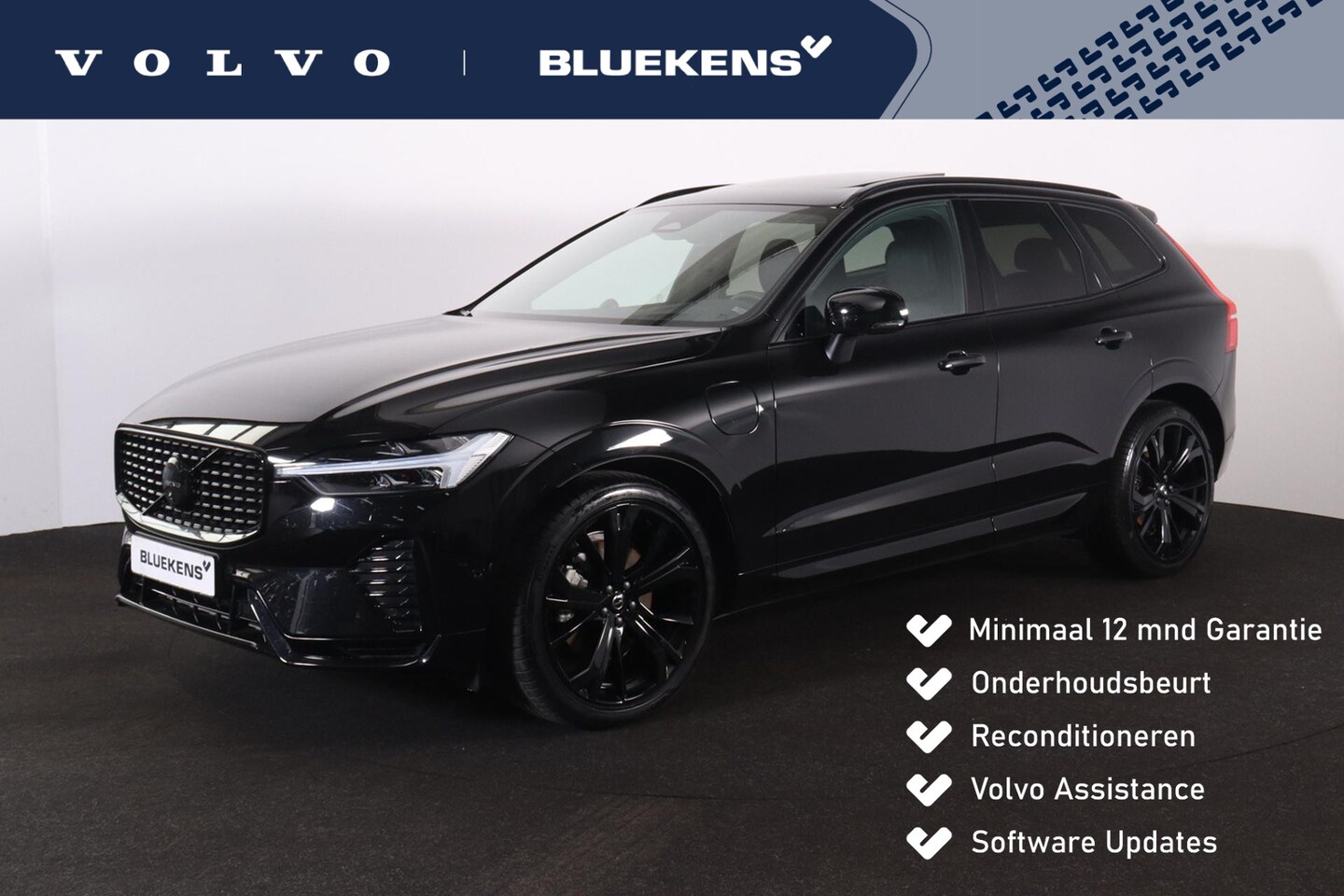 Volvo XC60 - T8 Recharge AWD Ultra Black Edition - LONG RANGE - Luchtvering - Panorama/schuifdak - Inte - AutoWereld.nl