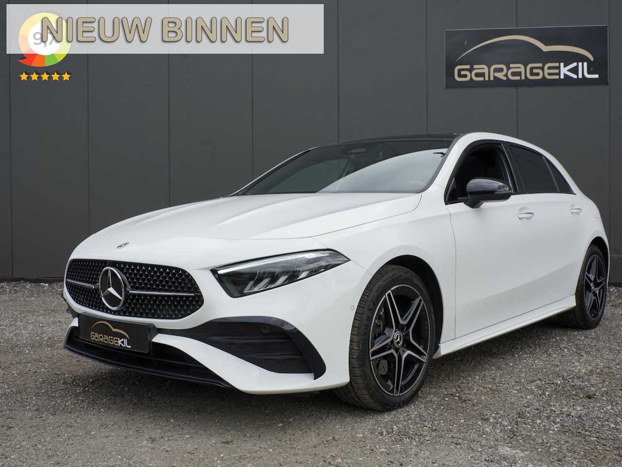 Mercedes-Benz A-klasse - 250 e AMG Line dealer onderh. / Facelift /  Pano dak / Camera / Keyless / AMG Pakket / PDC - AutoWereld.nl