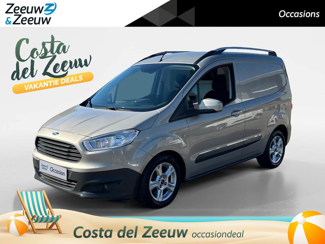 Ford Transit Courier - 1.5 TDCI Trend | Dealer onderhouden | Navigatie| Parkeersensor achter | Achteruitrijcamera - AutoWereld.nl
