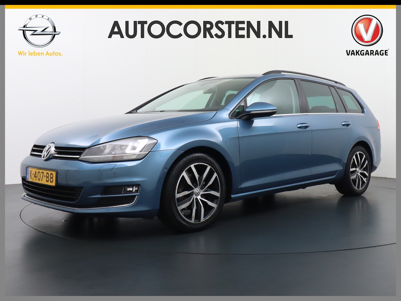 Volkswagen Golf Variant - 1.4TSI 125PK Automaat Highline Navi Ecc Camera Trekhaak Ergo Active Stoelen Pdc Led Stoelv - AutoWereld.nl