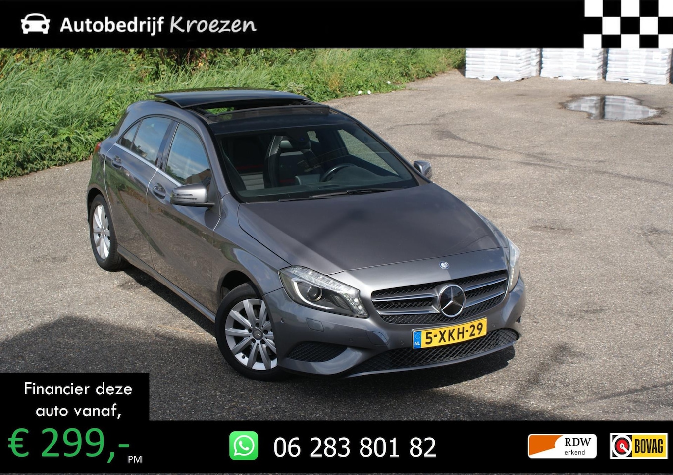 Mercedes-Benz A-klasse - 180 Ambition Comfort | Pano dak | Led | Automaat | Stoel verwarming | - AutoWereld.nl