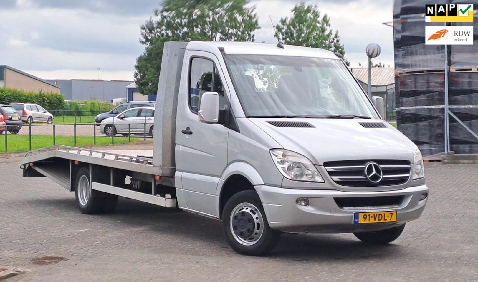 Mercedes-Benz Sprinter - 515 2.2 CDI Oprijwagen Automaat airco - AutoWereld.nl