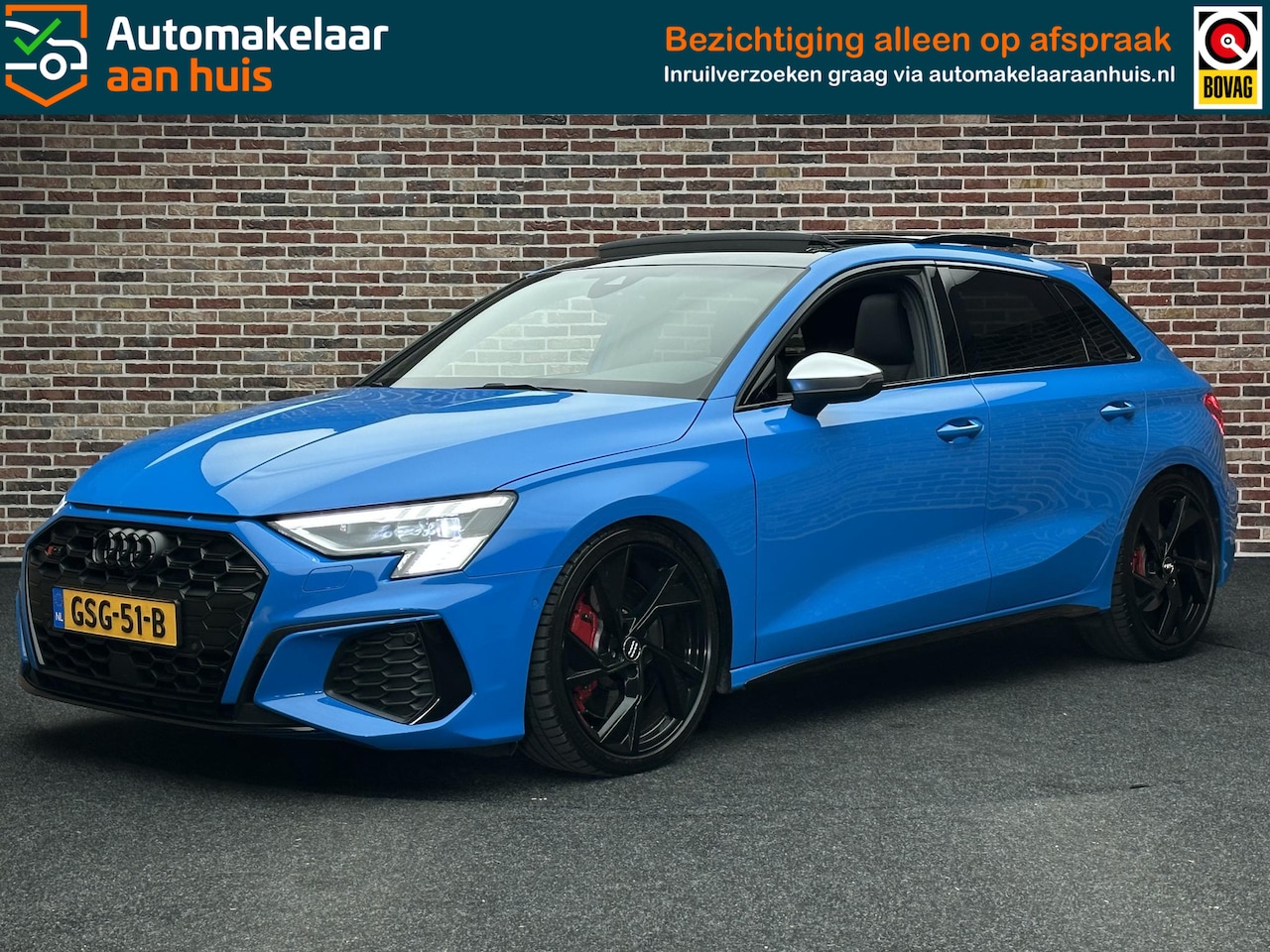 Audi A3 Sportback - 2.0 TFSI S3 quattro Panorama B&O RS Stoel Matrix Camera - AutoWereld.nl