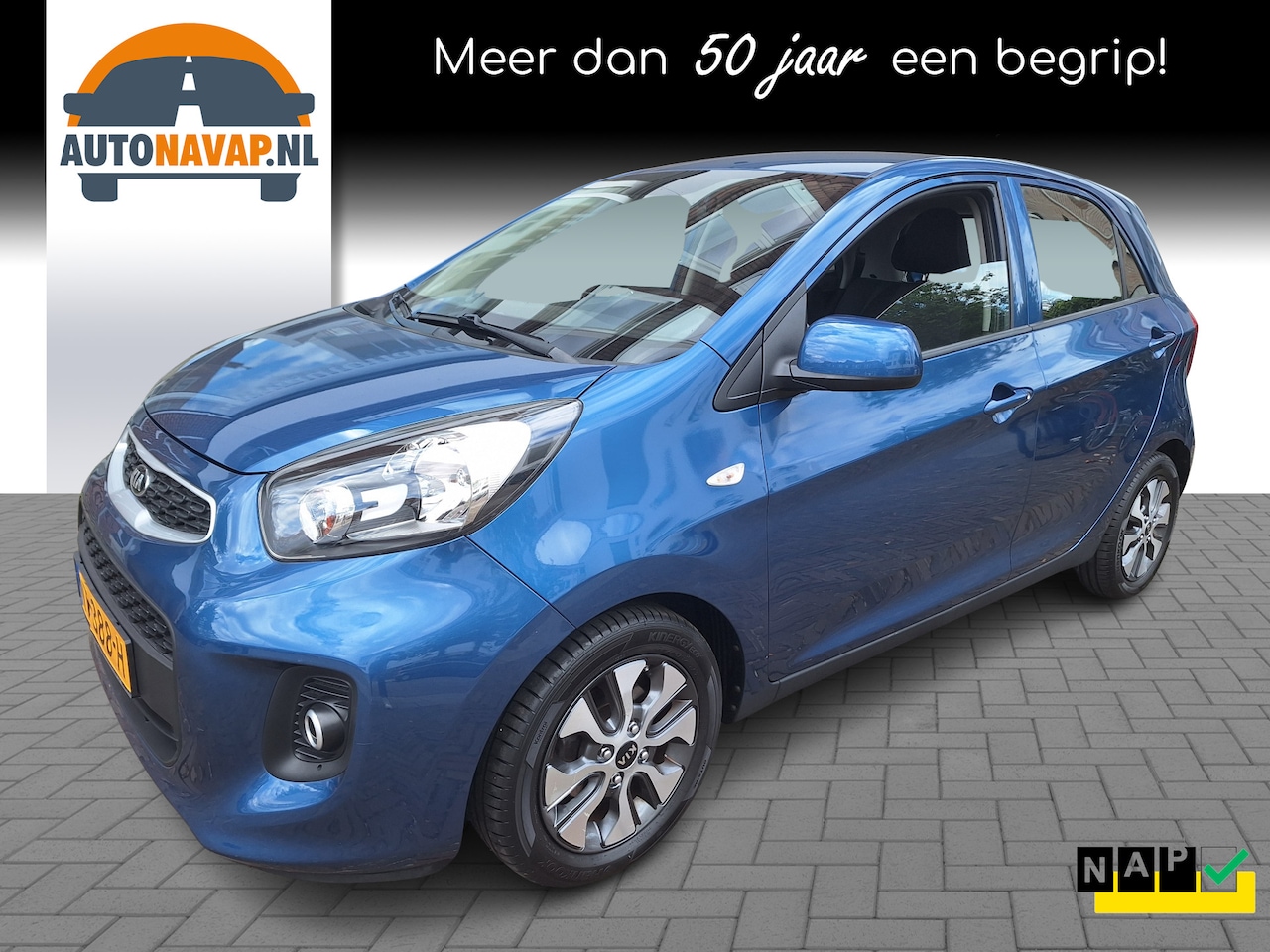 Kia Picanto - 1.0 CVVT EconomyPlusLine /Navi/Camera/1e Eig/Airco/Garantie - AutoWereld.nl