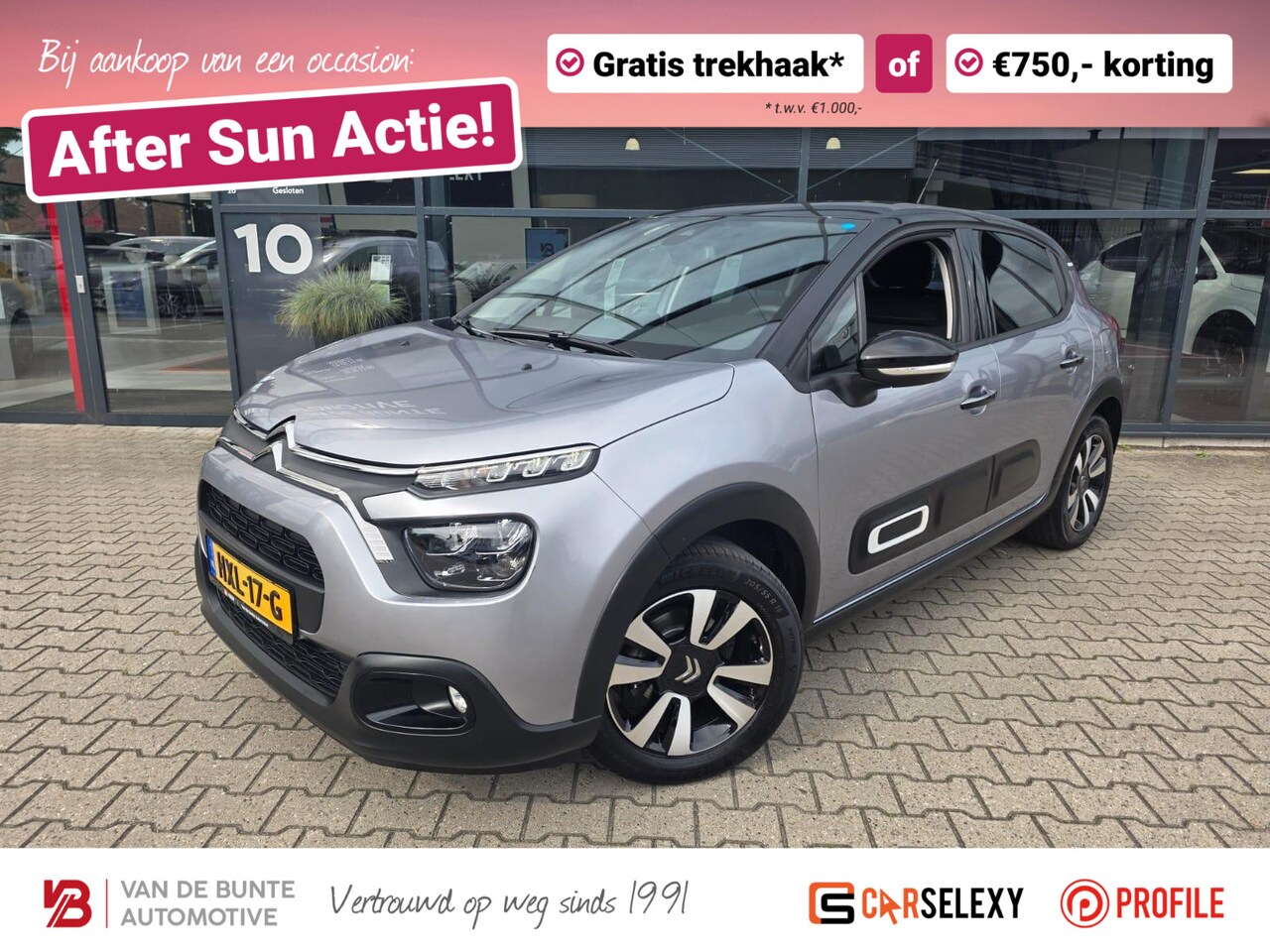 Citroën C3 - 1.2 PureTech Feel *Achteruitrijcamera & Navigatie* - AutoWereld.nl