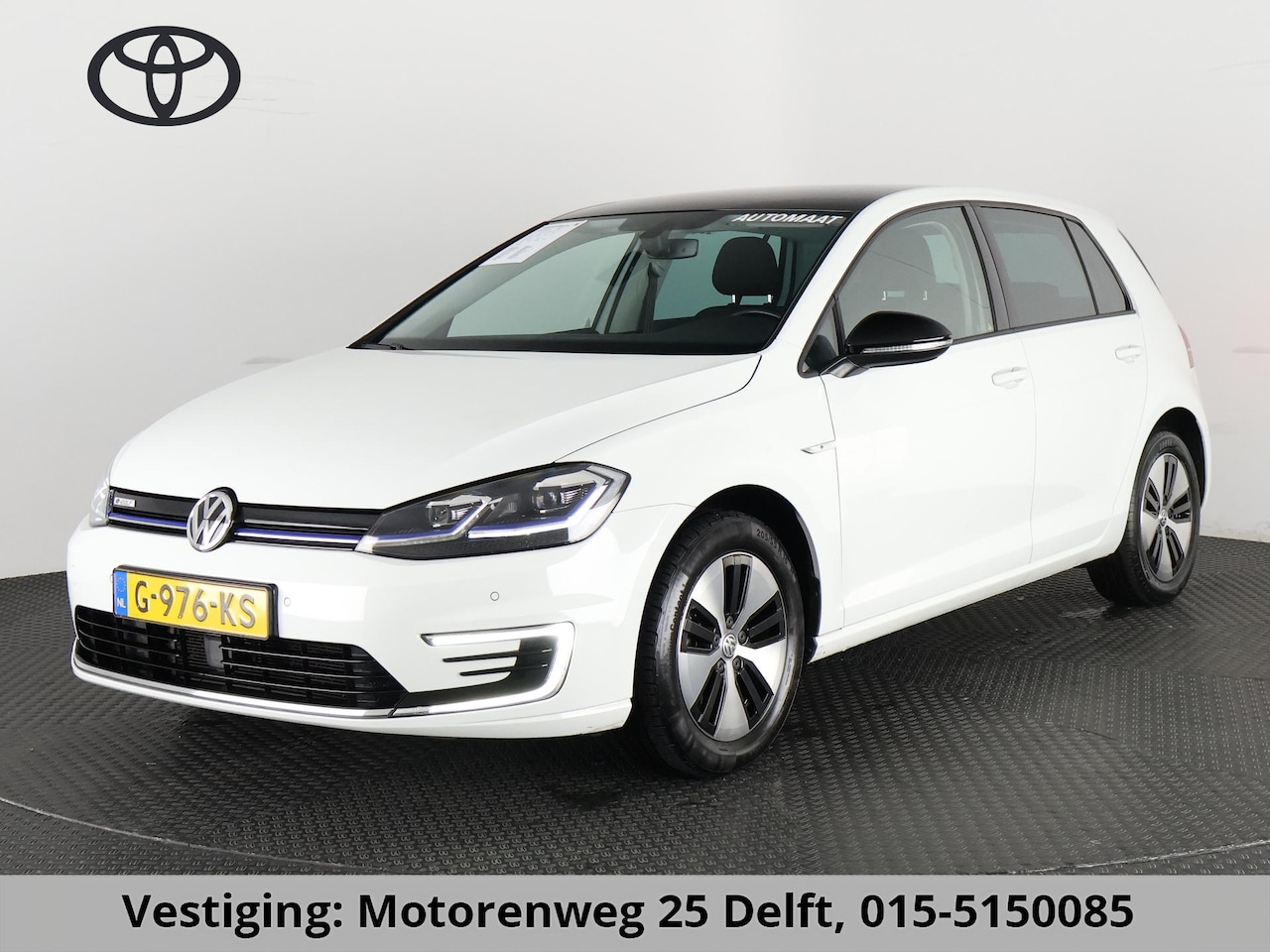 Volkswagen e-Golf - FULL ELECTRIC.136 PK.WARMTEPOMP. ACCUTEST 90 %!! 1e EIG.100% ONDERHOUDEN!!! DIGITAAL DASHB - AutoWereld.nl