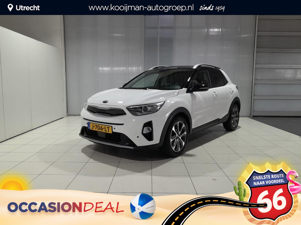 Kia Stonic - 1.0 T-GDi DynamicPlusLine Automaat, Stoel en Stuur verwarming, Climate Control, - AutoWereld.nl