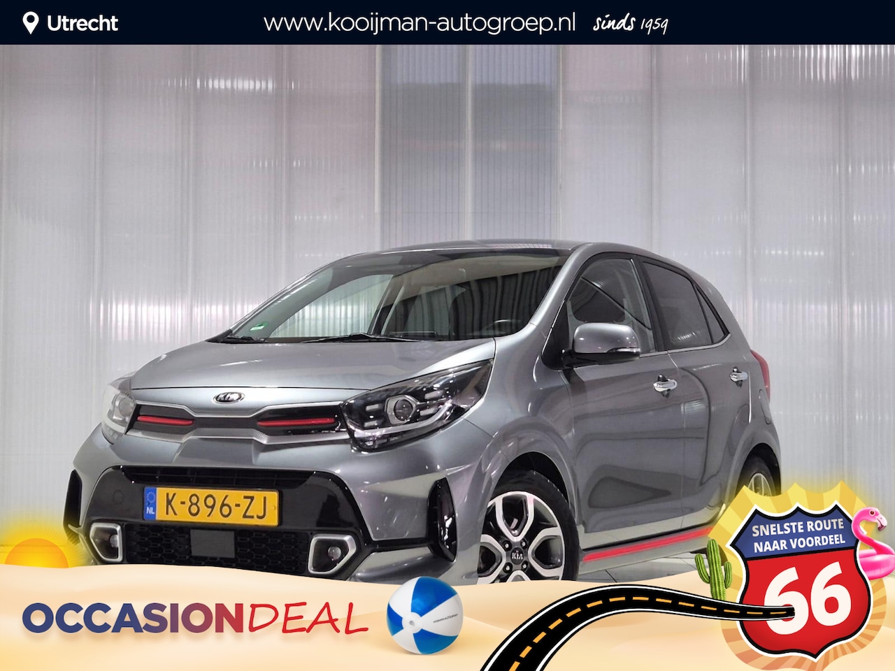 Kia Picanto - 1.0 DPI GT-Line 1.0 DPi GT-Line , Apple Carplay/Android Auto, Navigatie, Camera - AutoWereld.nl