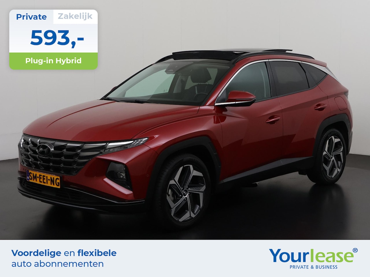 Hyundai Tucson - 1.6 T-GDI PHEV Premium Sky 4WD | All-in 593,- Private Lease | Zondag Open! - AutoWereld.nl